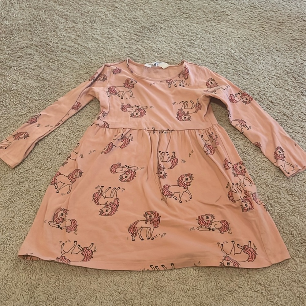 Little girls unicorn dress